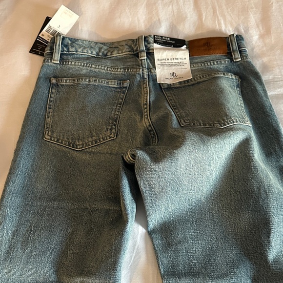 NWT Ralph Lauren Women's Straight Leg Jeans sz 27 (size 4) - Picture 8 of 10